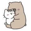 Mr. bear and his cutie cat .MOV 13