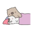 Mr. bear and his cutie cat .MOV 15