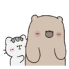 Mr. bear and his cutie cat .MOV 24