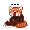 Red Panda Pixel  Mov 16