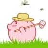 ️Pink balloon pig   MOV 18
