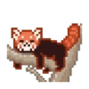 Red Panda Pixel  Mov 22