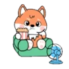 Cute orange fox  .MOV 17