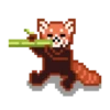 Red Panda Pixel  Mov 24