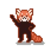 Red Panda Pixel  Mov 25