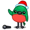 Passarinho de natal 6