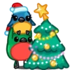 Passarinho de natal 17