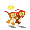 【英文】Chip 'n' Dale 動態貼圖(夏季篇)奇奇蒂蒂 10