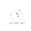 Unicornio White   (Mov) 30