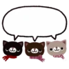 Bear and cat pop-up stickers 5