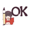 Stickers cute 8 6
