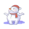 snowman merry xmas 9