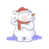 snowman merry xmas 16