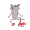 Grey Kitten (mov)  ‍ 24