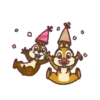 【英文】會動的！Chip 'n' Dale（療癒手繪風） 22