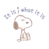 Fluffy Snoopy's Caring Stickers 5