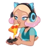 Gamer Girl  . mov 8