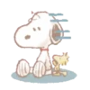 Fluffy Snoopy's Caring Stickers 7
