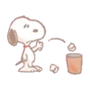 Fluffy Snoopy's Caring Stickers 14