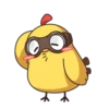 ️chicken with glasses   MOV 10