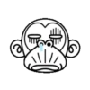 Funny Monkey Emoji 9