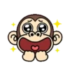Funny Monkey Emoji 12