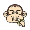 Funny Monkey Emoji 11