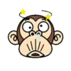 Funny Monkey Emoji 18