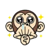 Funny Monkey Emoji 16
