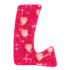 ABC Corazones Brillosos 10