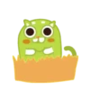 Green cat sandy 13