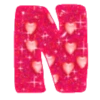 ABC Corazones Brillosos 17
