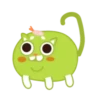Green cat sandy 16