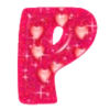 ABC Corazones Brillosos 18