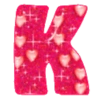 ABC Corazones Brillosos 19