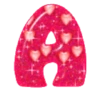 ABC Corazones Brillosos 20