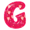 ABC Corazones Brillosos 22