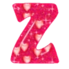 ABC Corazones Brillosos 25