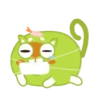 Green cat sandy 24