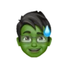 ● Memoji Boy Green 5