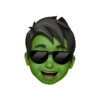 ● Memoji Boy Green 8