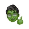 ● Memoji Boy Green 13