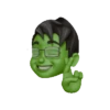 ● Memoji Boy Green 27