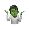 ● Memoji Boy Green 28