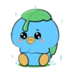 Pássaro azul fofo 5