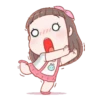 niña cute rosa ️ 7