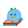Pássaro azul fofo 11