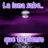 La luna sabe.. que te pienso