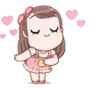 niña cute rosa ️ 15