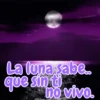 La luna sabe.. que sin ti no vivo.